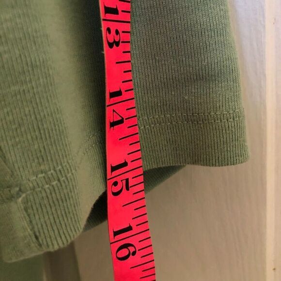 Vintage 90s Lauren Ralph Lauren Women's Sage Green Knit Scoop Neck Top P/L - Picture 8 of 8